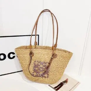 High-End Fashion Leather Tote Bag Women Handbag Designer Classic Shoulder Crossbody Purse Satchel Diaper Bag