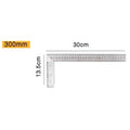 1pc 250mm-600mm L Shape Angle Square Ruler Construction Carpenter Ruler Aluminum Alloy Household Rulers Measuring Tool