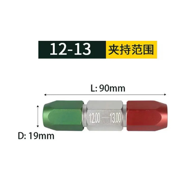 CNC Red Green Clamp Holder Needle Gauge Double Heads Pin Handle Go-and-not-go Plug Gauge Measuring Tool