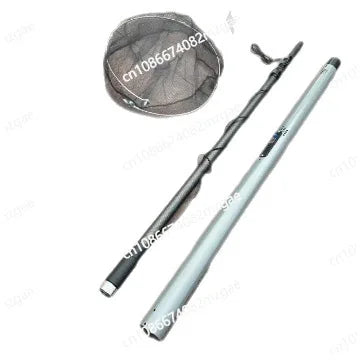 4.2m 9000W Ultra-light Aluminum Alloy Electric Automatic Telescopic Fishing Net Foldable Hand Tool,fish net electric 물고기 전기충격뜰채