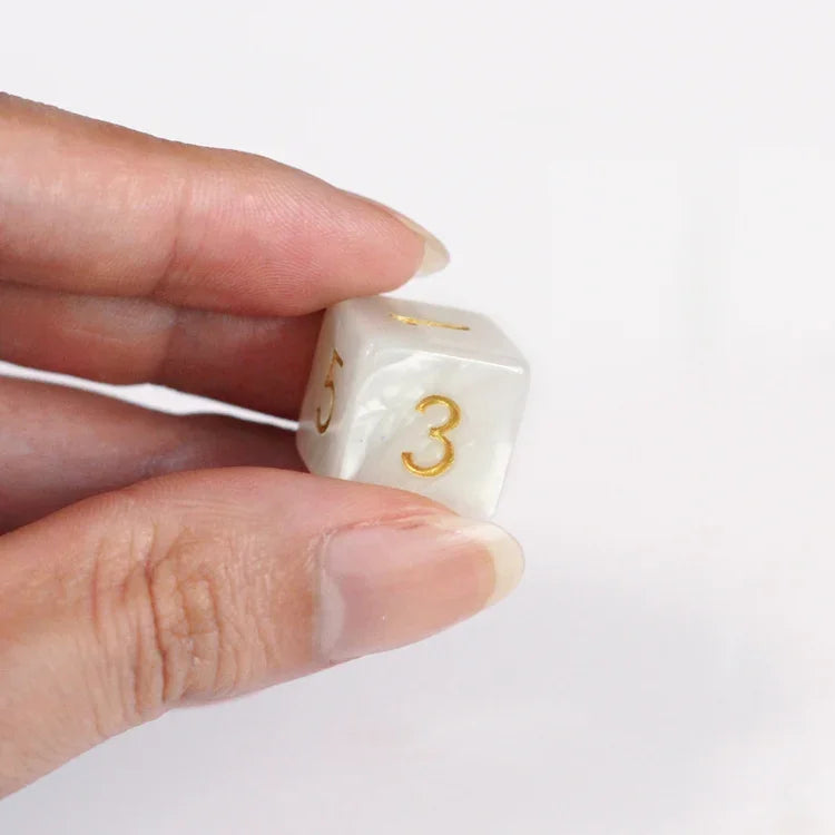 10 Pcs/set Digital Dice Funny Puzzle Game Accessory 16 Mm