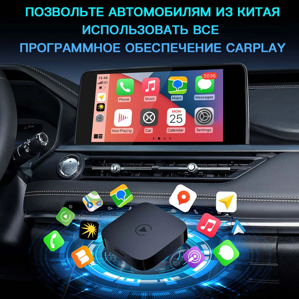CARABC Carbitlink To Wireless CarPlay Android Auto For Geely Tugella Emgrand Monjaro Atlas Pro Azkarra 2022-2024