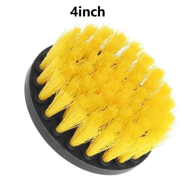 Drill Brush Attachment Set Power Scrubber Wash Cleaning Brushes Tool Kit with Extension for Clean Car Wheel Tire Glass Windows