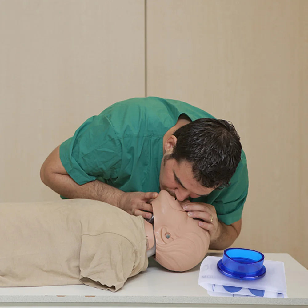 1-10PCS Disposable Emergency Artificial Respiration Mouth-Mouth CPR Face Shield Pocket Size One Valve CPR Mask for Adults Kids