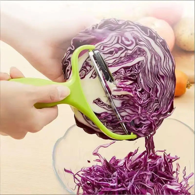 1Pcs Peeler Vegetables Fruit Stainless Steel Cabbage Graters Salad Potato Slicer Kitchen Accessories Cooking Tools Wide Mouth
