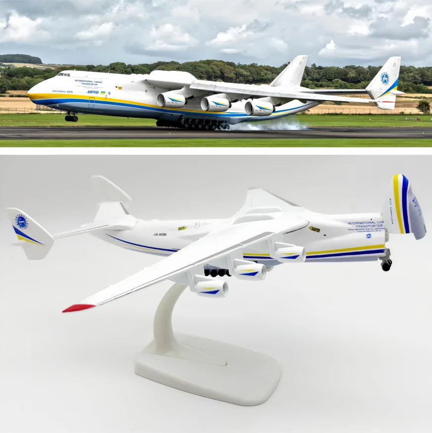 20CM an225 Model Airplane Openable Cabin Scale Aircraft Replica Alloy ANTONOV 225 Mriya Airlines Authentic Collectible Gift