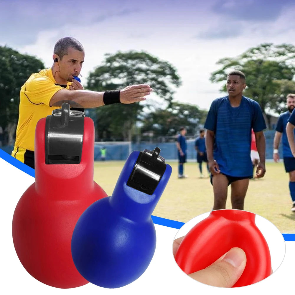 Hand Squeeze Whistle Football Basketball Whistle Loud Crisp Sound Training Whistle Outdoor Safety Survival Whistle for Emergency