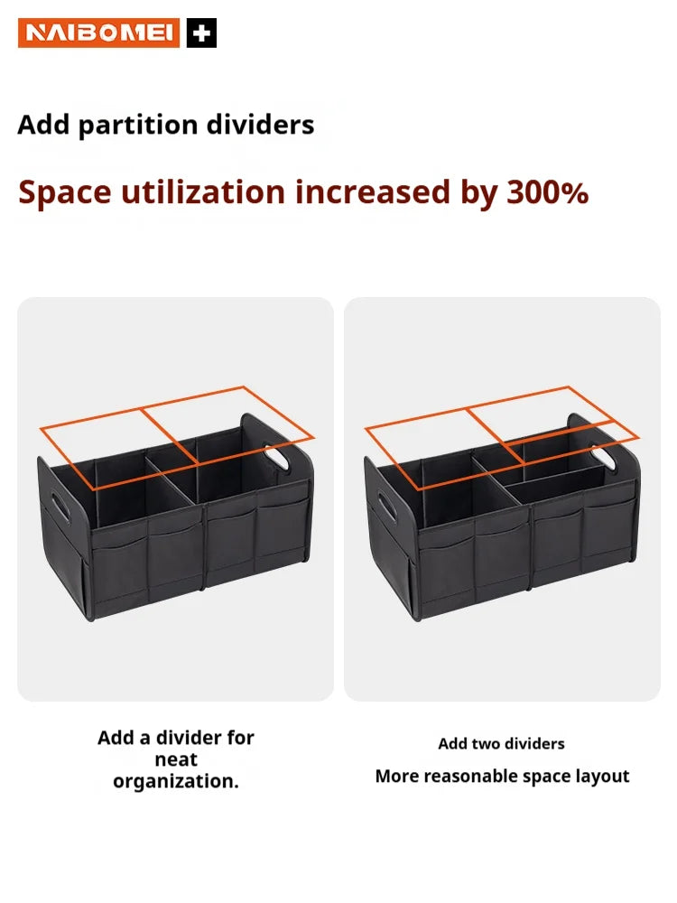 Car Trunk Foldable Storage Box Large Capacity Storage Bag For Subaru STI Brz Wrx Xv Ascent Forester Outback Impreza Legacy
