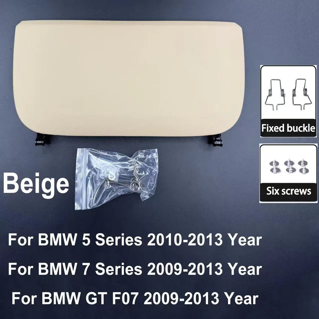 For BMW 5 7 GT Series 2009-2017 F10 F11 F01 F02 F07 Car Seat Back Panel Leather Backrest Storage Pocket Cover