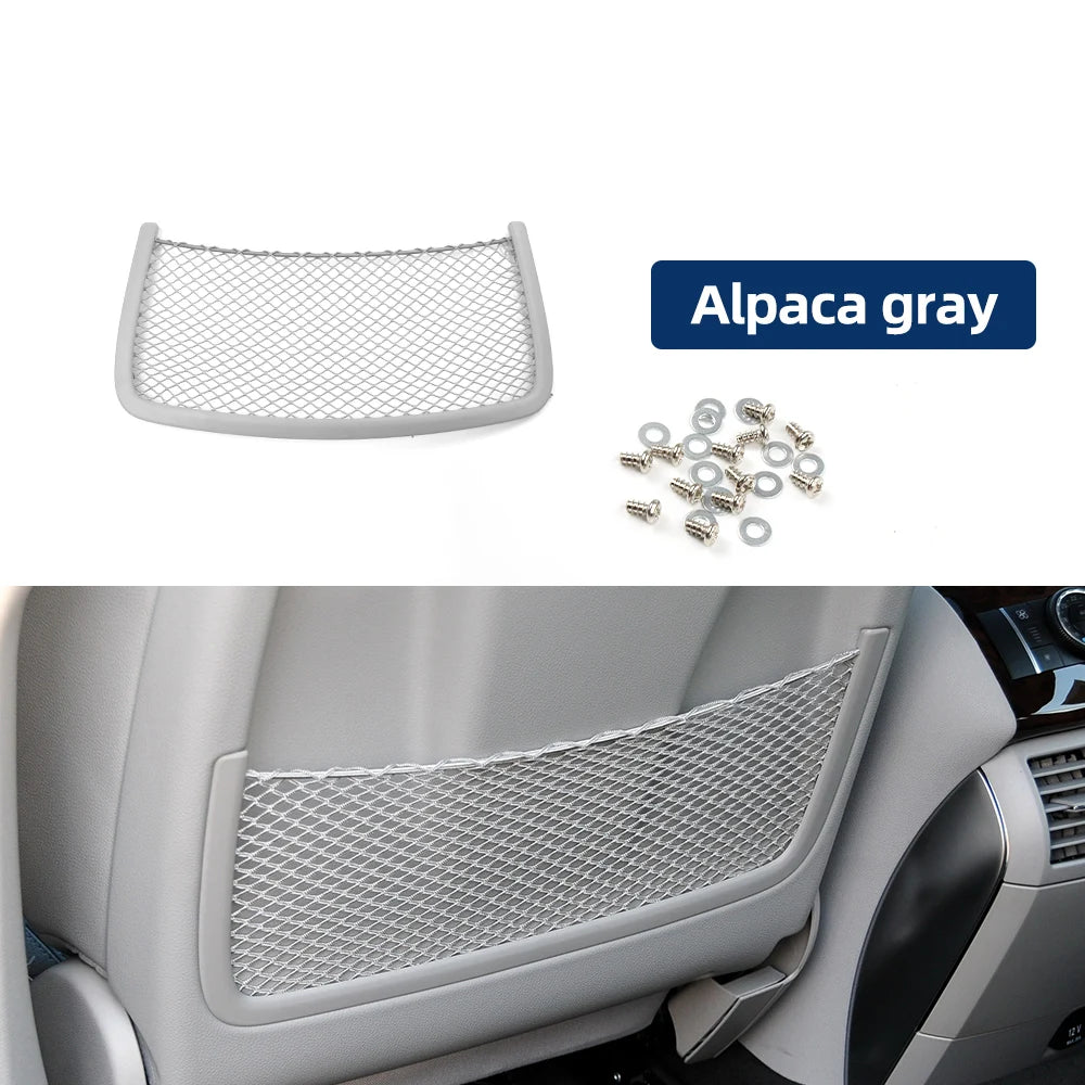 For Mercedes Benz ML GL GLS GLE Class W166 W164 W251 Car Seat Back Storage Bag Mesh Bags Multi Function Net Bag Net Pocket