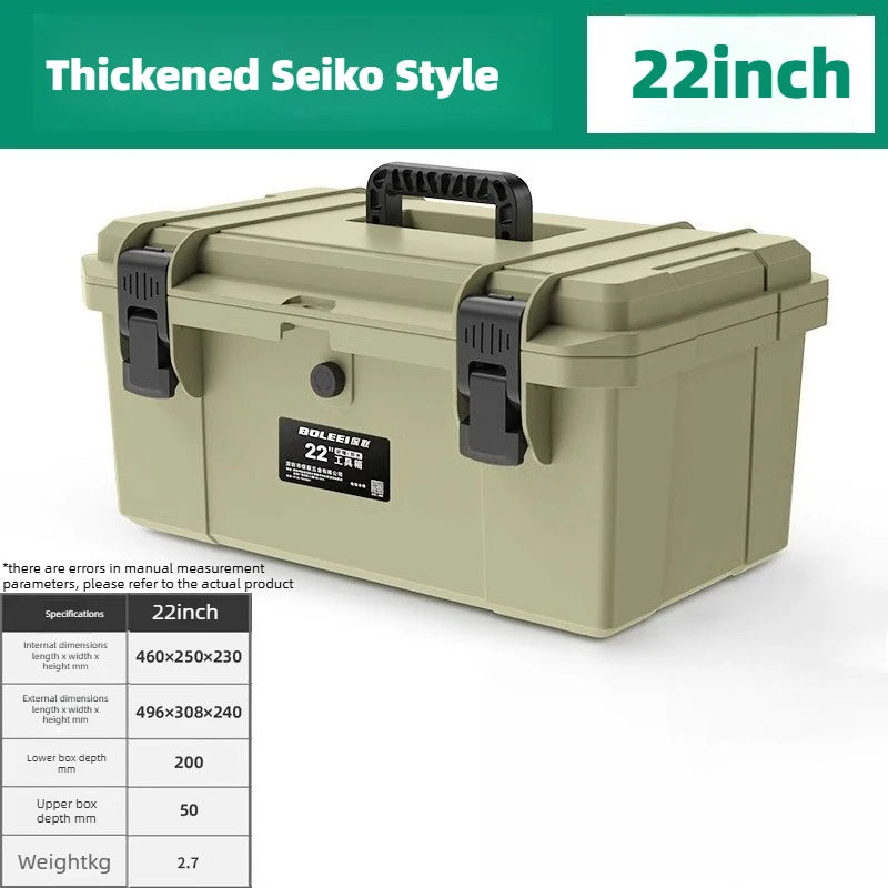 BAOLIAN Portable Plastic Tool Box Waterproof Professional MF Electrician Storage Protective Shockproof Suitcase Tool Box