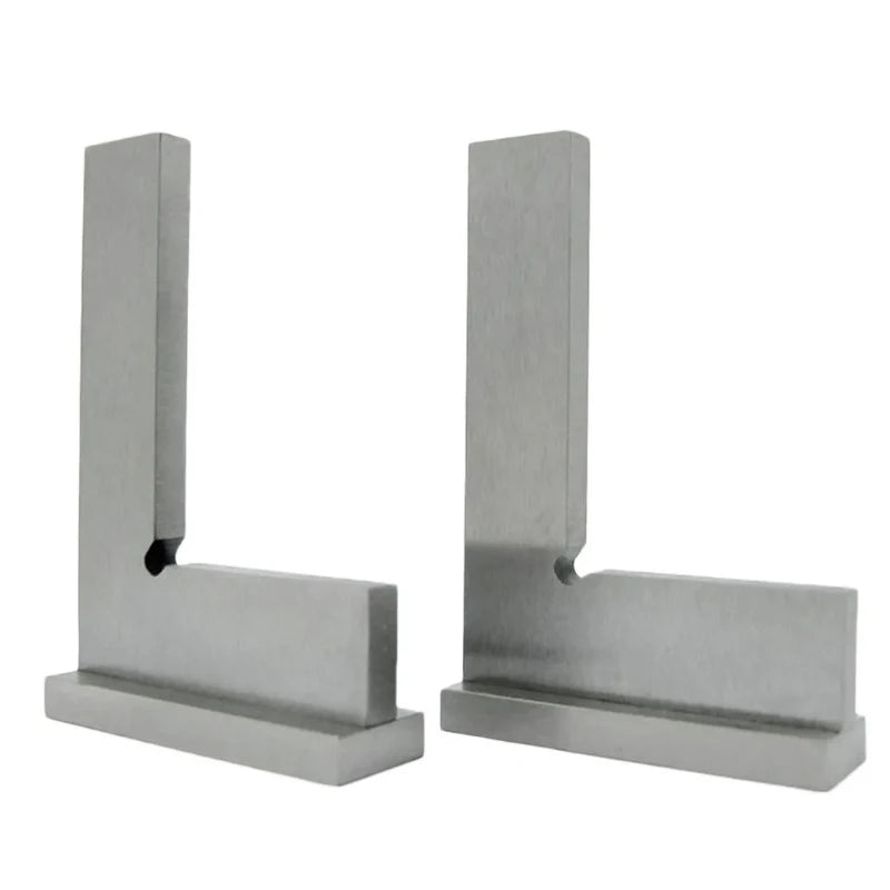 DIN875/2 Precision Machinist Square Ruler Carbon Steel Angle Ruler Engineer Square 90 Degree Right Angle Ruler