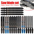 20/40Pcs Jigsaw Blades T-Shaft HCS Assorted Jigsaw Blades Set Fast Cut Down Saw Blade For Wood Plastic And Metal Cutting Tools