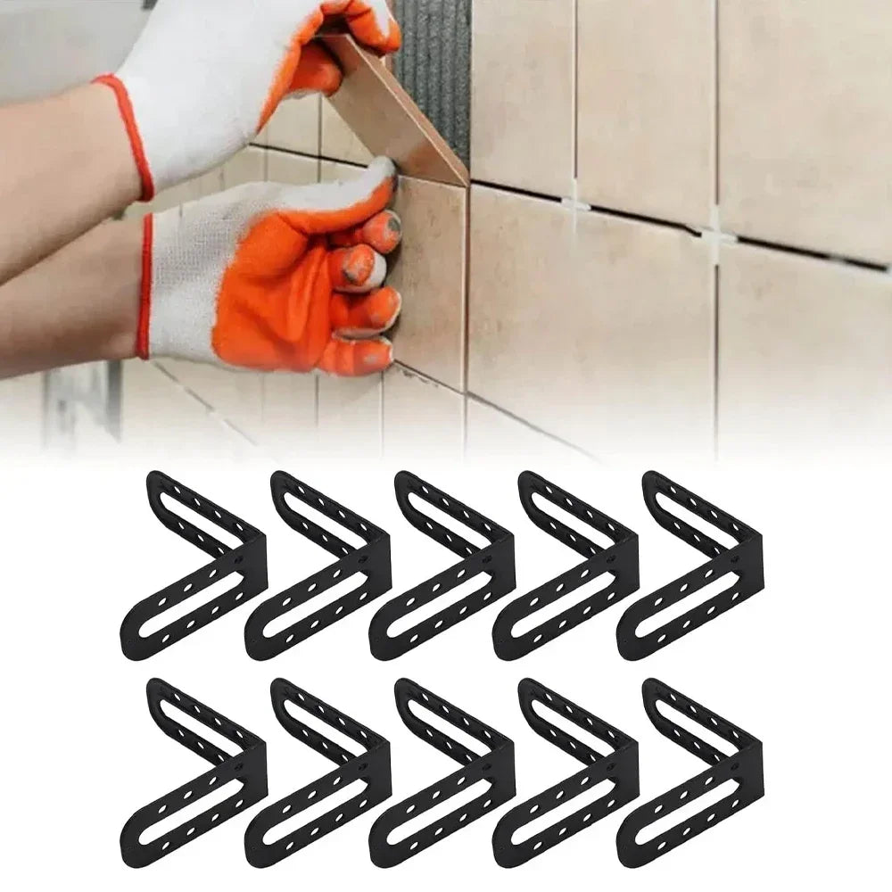 5-200Pcs Tile Leveling System Clips Male Angle for Floor Wall Ceramic Leveler Spacers Locater Adjuster Laying Construction Tools