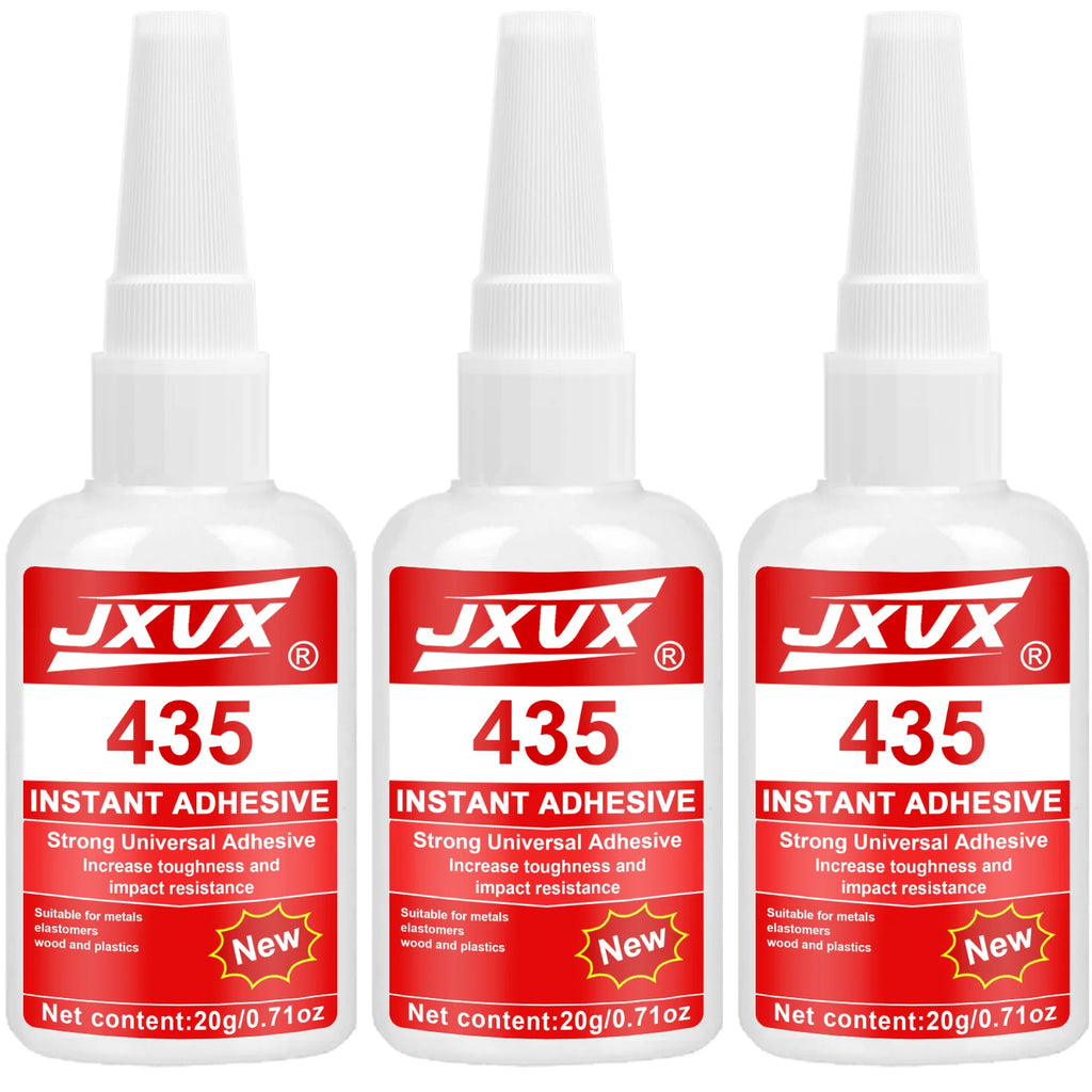 JXVX Fletching Glue 20g, Heavy Duty Arrow Glue Kit for Carbon, Aluminum, Wood Shafts, Instant & Clear Arrow Insert Adhesive Bonder for Fletching Vanes, Feathers and Inserts,1-10pcs.