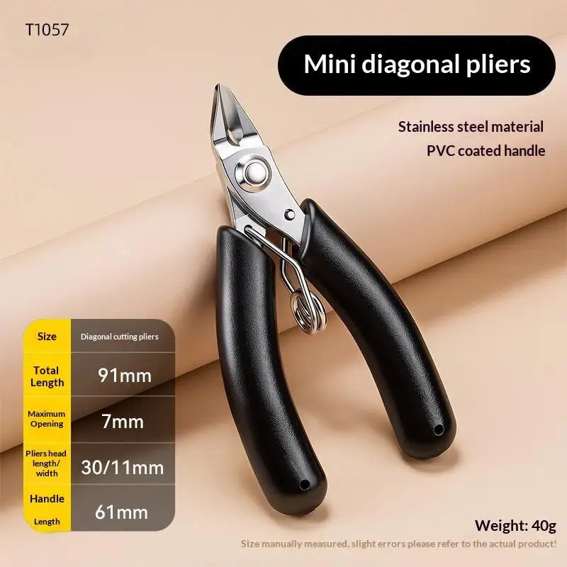 Stainless Steel Mini Needle Nose Pliers Curved Nose Pliers Jewelry Making Hand Tool Pliers For DIY Bracelet Jewelry Making Tool