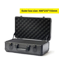 Portable Aluminum Frame Tool Case Instrument Equipment Safety Organizer Box Multifunctional Storage Box Shockproof Tool Case