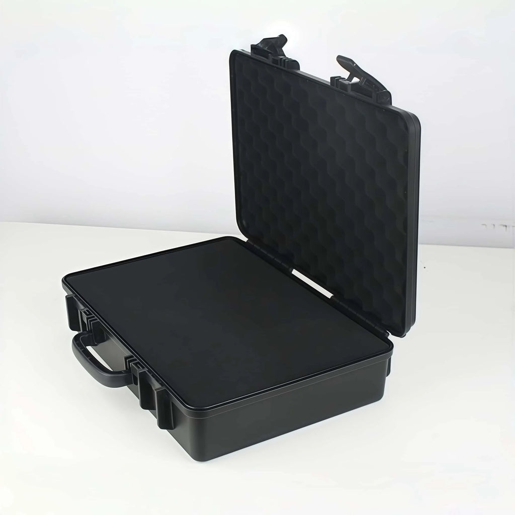 Hard Carrying Case Shockproof Storage Box W/ Foam Cotton, Portable Protective Water-resistant & Storage Box for Auto Repair Tool