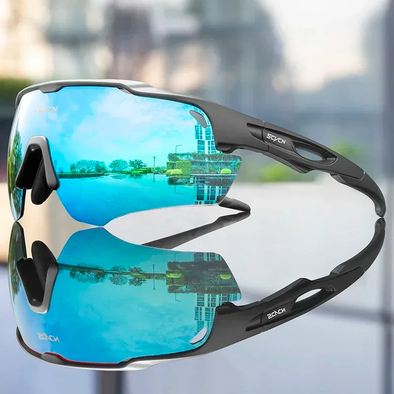 2026 SCVCN New Photochromic Hiking Eyewear Cycling Sunglasses Fashion MTB Glasses Bicycle UV400 Cycle Bike Goggles for Men Women