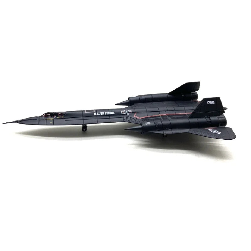 1/144 Scale US Lockheed SR71 SR-71 Blackbird 06937 Plane Diecast Metal Airplane Aircraft Ornament Model Boy Birthday Toy Gift