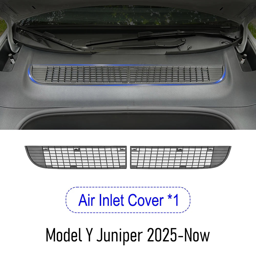 Front Grill Mesh Insert for Tesla Model Y Premium Juniper Model YL 2025 2026 Bumper Air Inlet Vent Grille Cover Trim Accessories