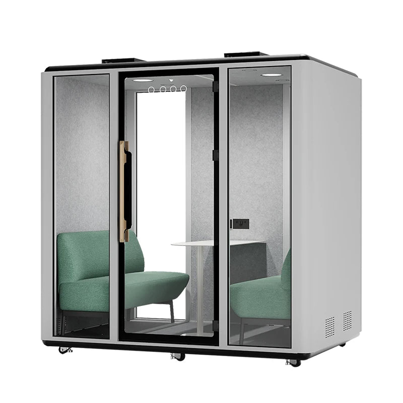 Modular Soundproof Pod Modern Office Home Movable Versatile Open Office Private Conference Calls Office Building Hospital