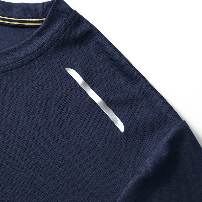 CHRLCK Men's Hiking Quick Drying T-shirts Breathable Camping Running Fishing Soft Elasticity Long Sleeve Tees Summer Autumn