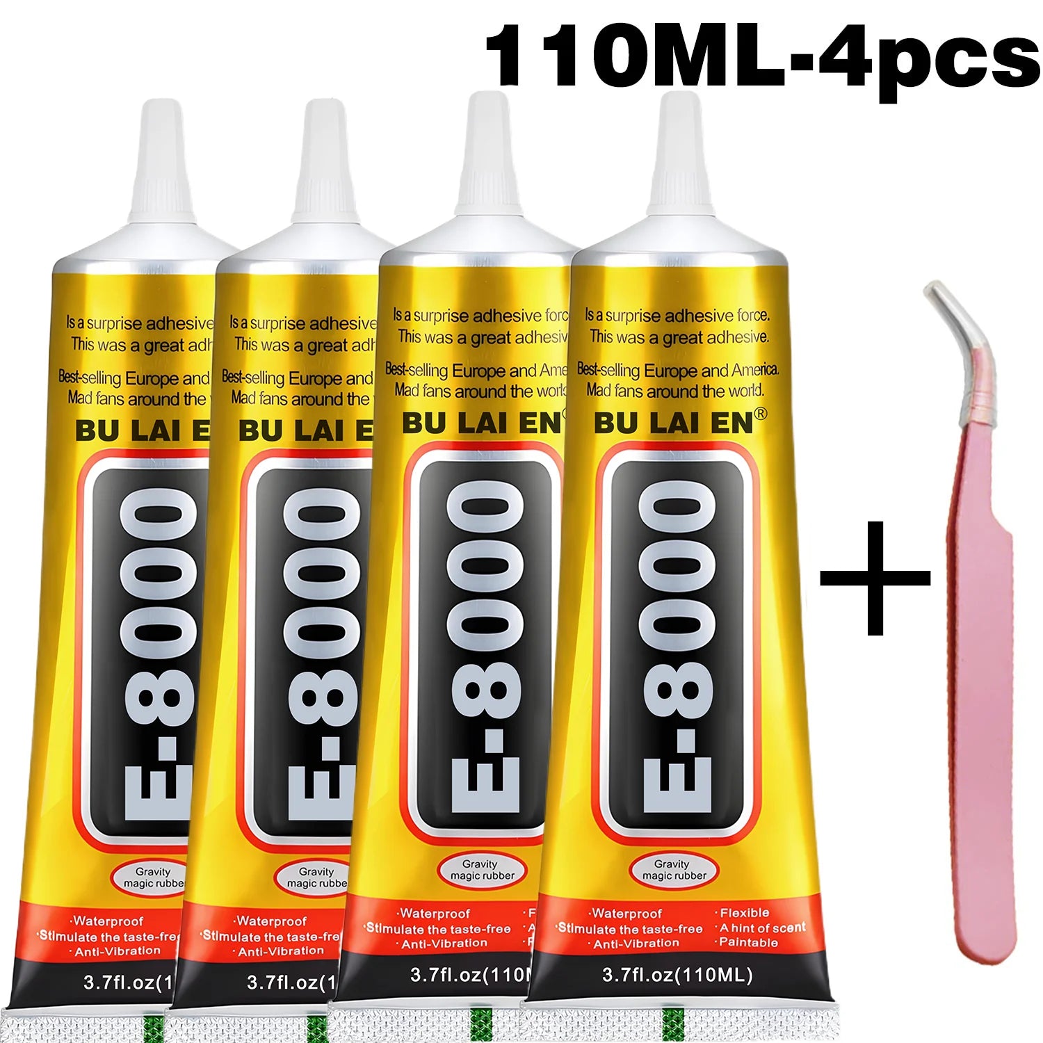 E8000 Multi-Purpose Clear Adhesive Glue | Colle universelle transparente E8000