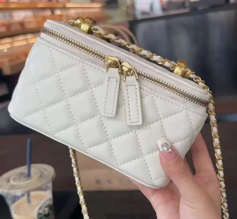 Luxury Mini Box Crossbody Bags Small Chains Shoulder Bag Square Purses and Handbags Sling Bag Tote Clutch for Women Brands 2026