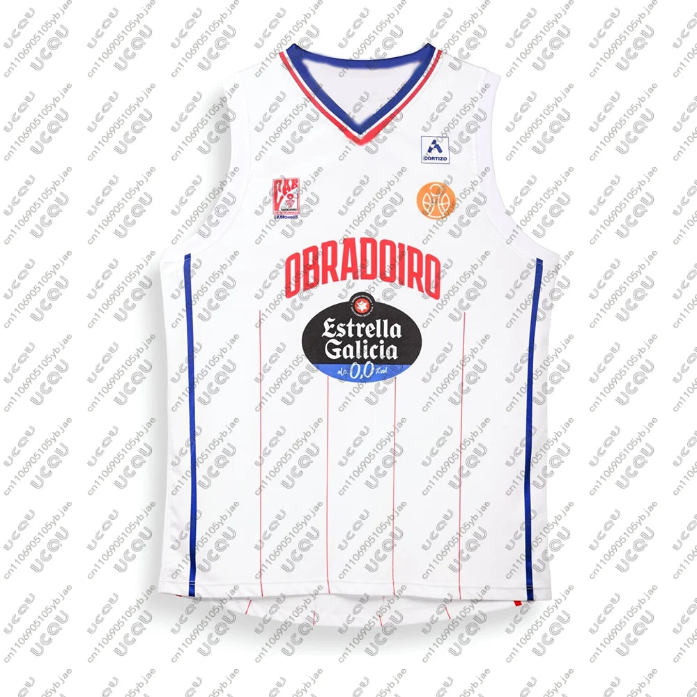 2026 Male Sports Casual Basketball Jersey Home Away T Shirt Men Kids Tank Top Gift Sweatshirt Spain Vest Gym O-Obradoiro 10 9