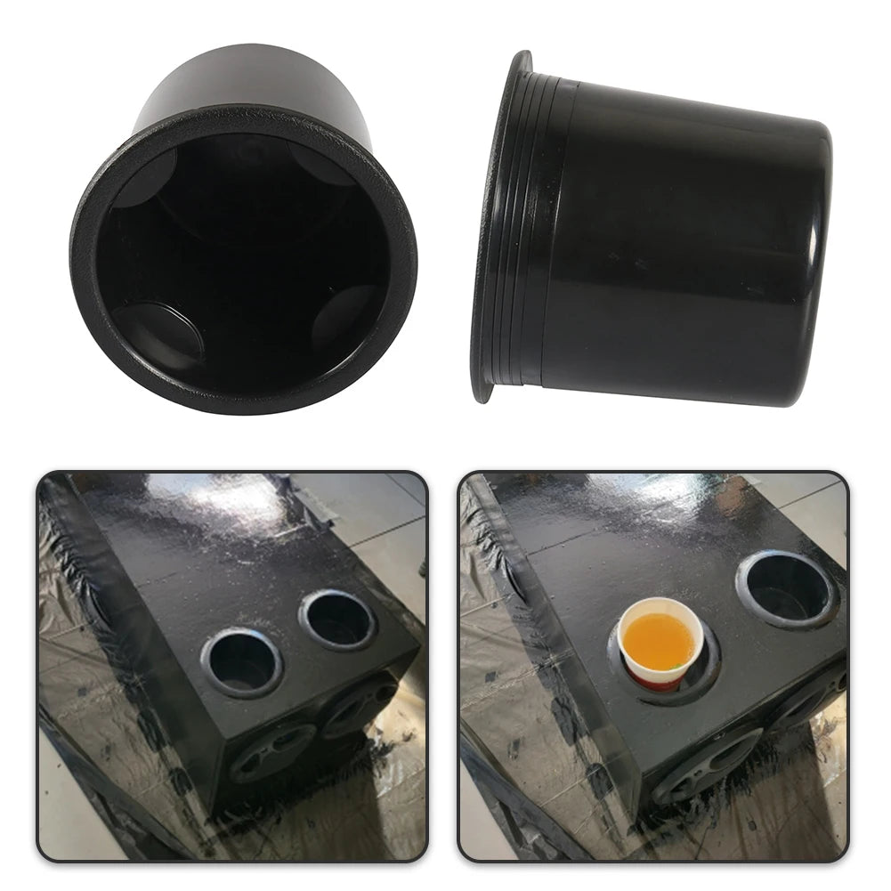 Automobile Bottle Stand Recessed Drop In Boat Drinks Cup Holder RV Camper Recessed Cup Drink Can Bracket for Boat Car Marine RV