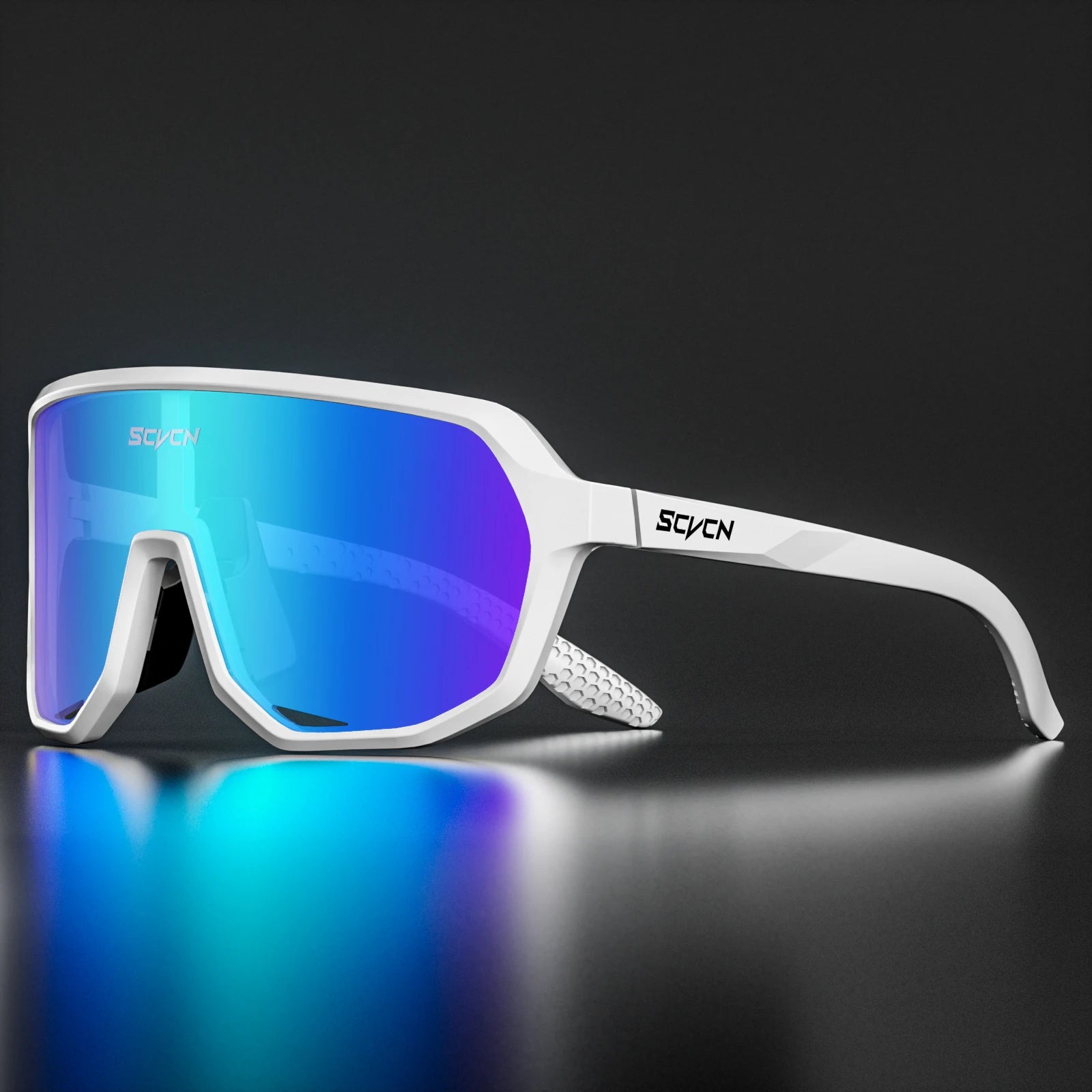 SCVCN UV400 HD Hiking Sports Sunglasses Stylish Outdoor Windproof Glasses Cycling Running and Rock Climbing Driving Sunglasses