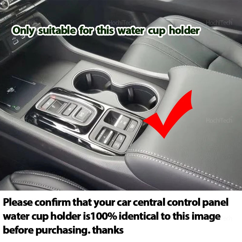 For Honda Pilot YG1 YG2 2023-2026 New Car Water Cup Holder Drink Storage Box Center Console Car Interior Storage Tray Accessorie