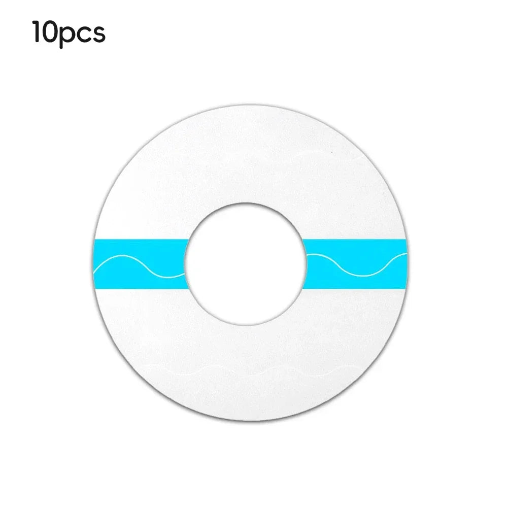 10pcs Transparent Waterproof Adhesive Patches Freestyle Libre Sensor Covers Patch Clear CGM Overpatch Tape Long Lasting
