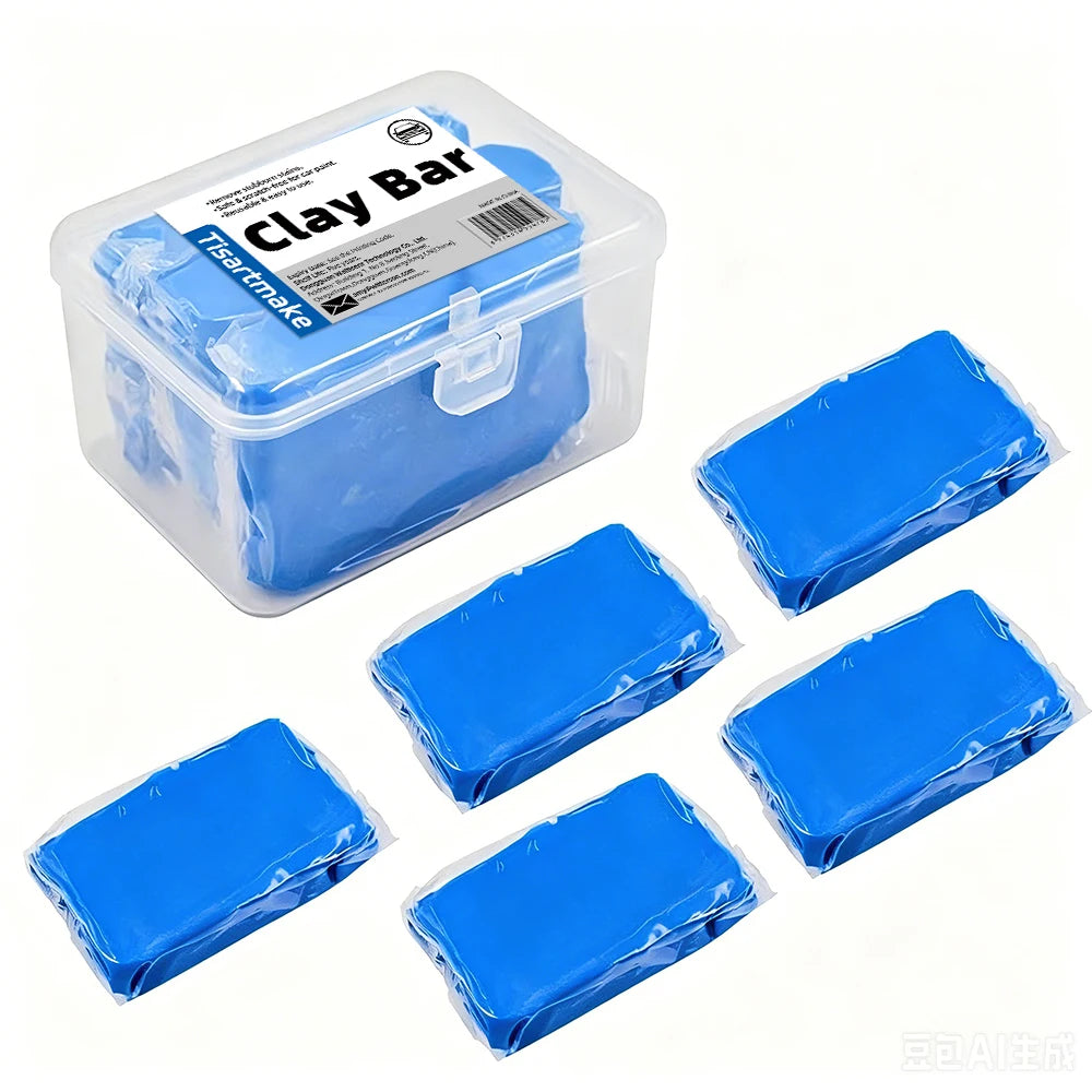 400/500g Car Wash Clay Bar Paint Detail Cleaning Magic Mud Packed in PVC Box