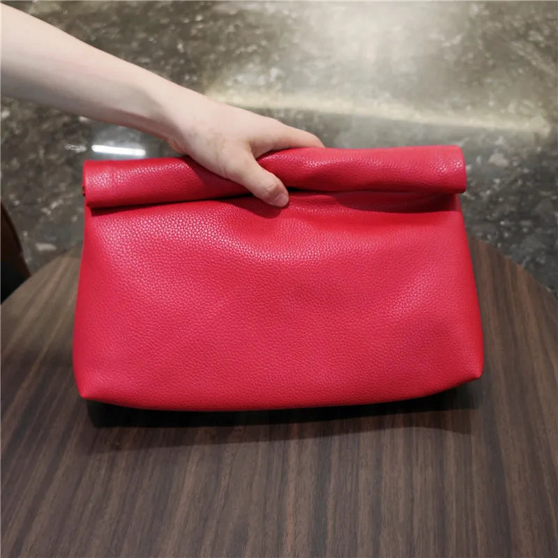 Casual Women Clutches Soft PU Leather Lady Evening Bags Trend Party Girl Envelope Bag Phone Laptop Bags Handbag Bolso