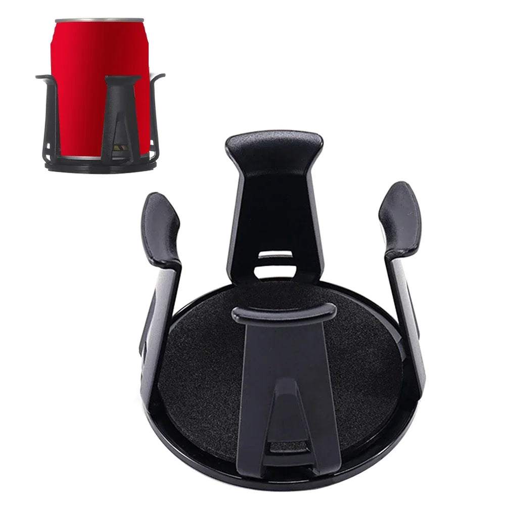 Multifunction Car Beverage Cup Bottle Holder Adhesive Cup Storage Rack Holder Car Drink Rack Auto Interior Accessories Black