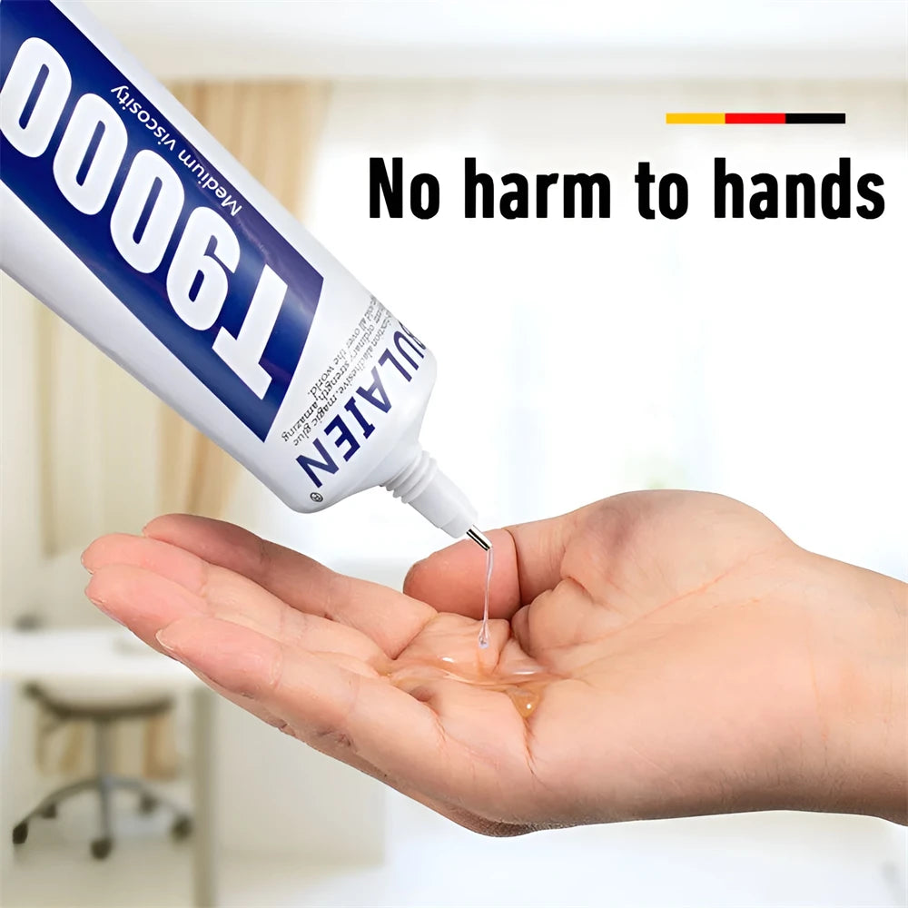 15ML 50ML 110ML Bulaien T9000 Clear Contact Repair Adhesive Acrylic Friendly Ziai Glue With Precision Applicator Tip Glue
