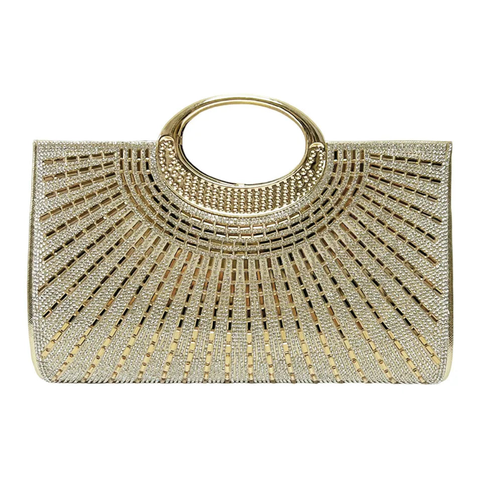 Handbag Diamond Enlaid Light Luxury Dinner Bag Fashion Rhinestone Chain Bag Premium Messenger Bag
