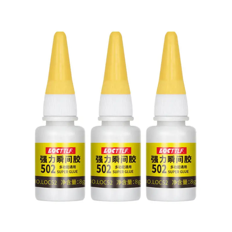3/5/7pcs 8g Liquid Super Glue Wood Rubber Metal Glass Cyanoacrylate Adhesive Stationery Store Nail Gel 502 Instant Strong Glue