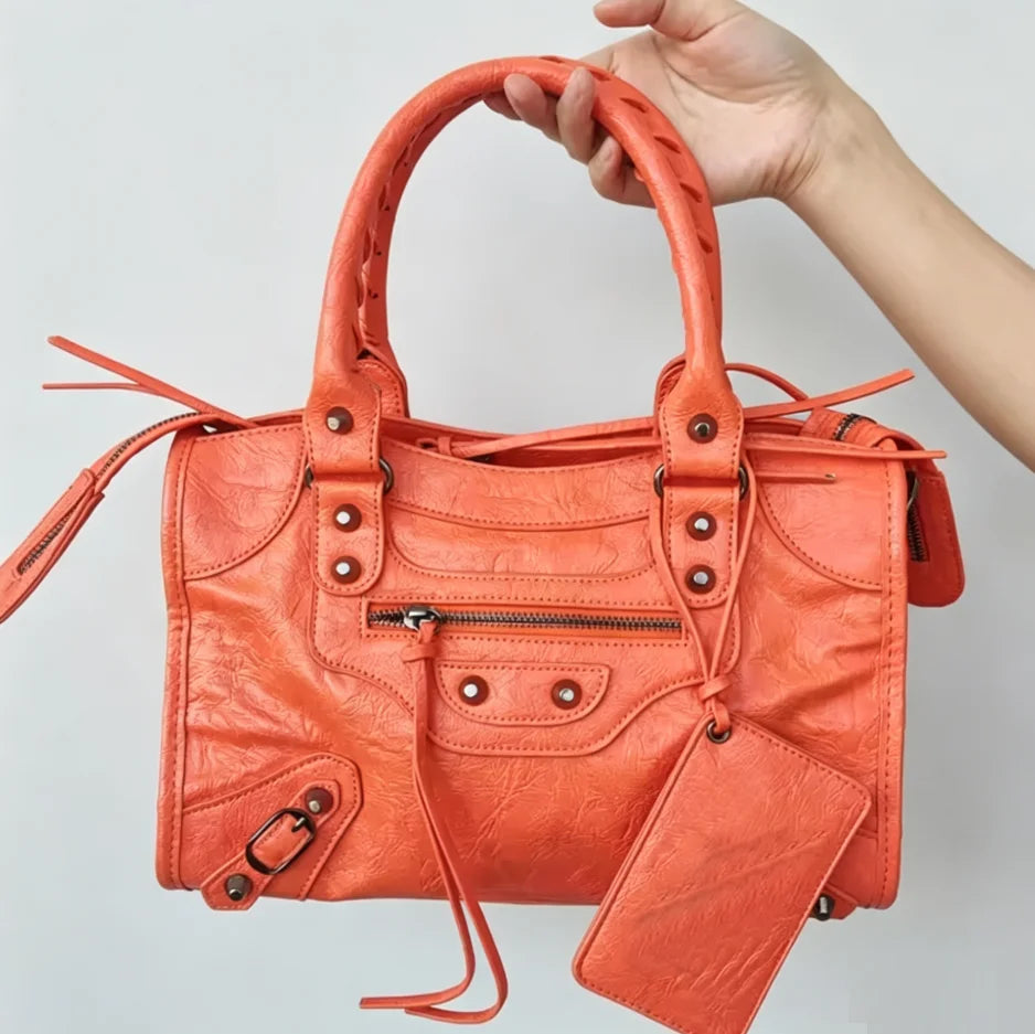 Motorcycle Lady Travel Bag Luxury Brand Hobos Bags Cross-Body Handbags High Capacity Handbags for Women New Brand Shoulder Bags