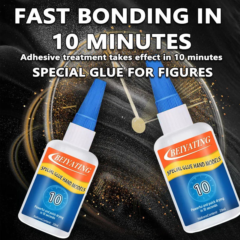 20ml Quick Dry Model Glue Strong Bond Clear Adhesive for Action Figures Dolls DIY Handmade Crafts