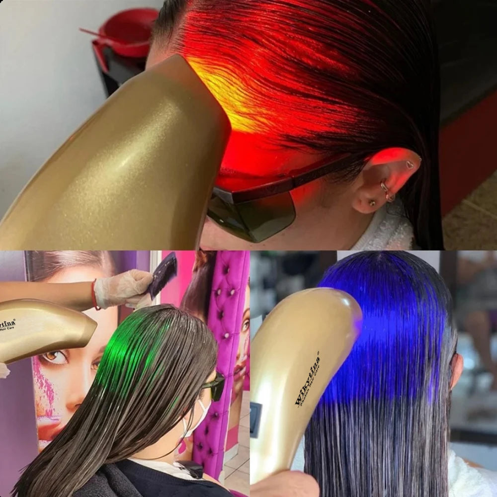 Wikytina Photon Hair Growth Home Device - Anti-Hair Loss Follicle Regeneration Red Light Therapy Hair Scalp Health