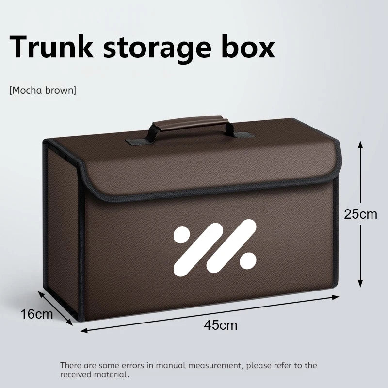 Car Trunk Storage Box Organizer Stowing Tidying Container Bag For IM LS7 L7 L6 LS6 IM6 IM5 LS9 2025 Leather Storage Accessories