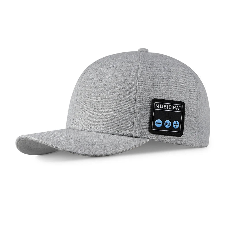 Multifunctional Outdoor Hat With Bluetooth Speakers Wireless Headphones Detachable Adjustable Music Baseball Cap Running Sports