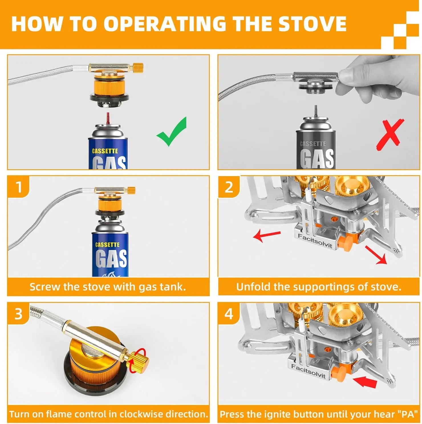 9900W Big Power Camping Gas Stove Portable Outdoor Windproof Stove Camping Picnic Survive Burner Foldable Hiking Gas Stove