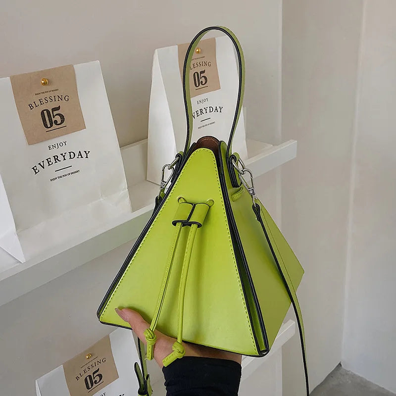 Fashion Ladies Shoulder Bags Handbag Sense of luxury Women Bags High quality Leather Crossbody Bag Designer Female Triangle Bags