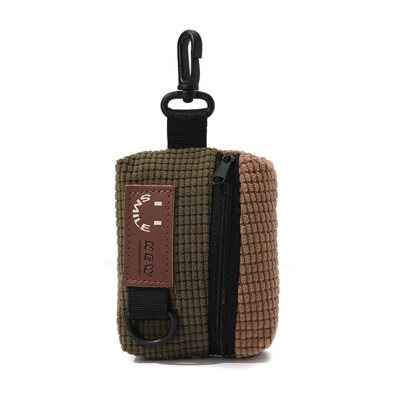 1pc Cycling Backpack, Headphone Bag, Portable Storage, Sports Bag, Universal Bag, Pendant, Trendy Tag, Neck Hanging Bag