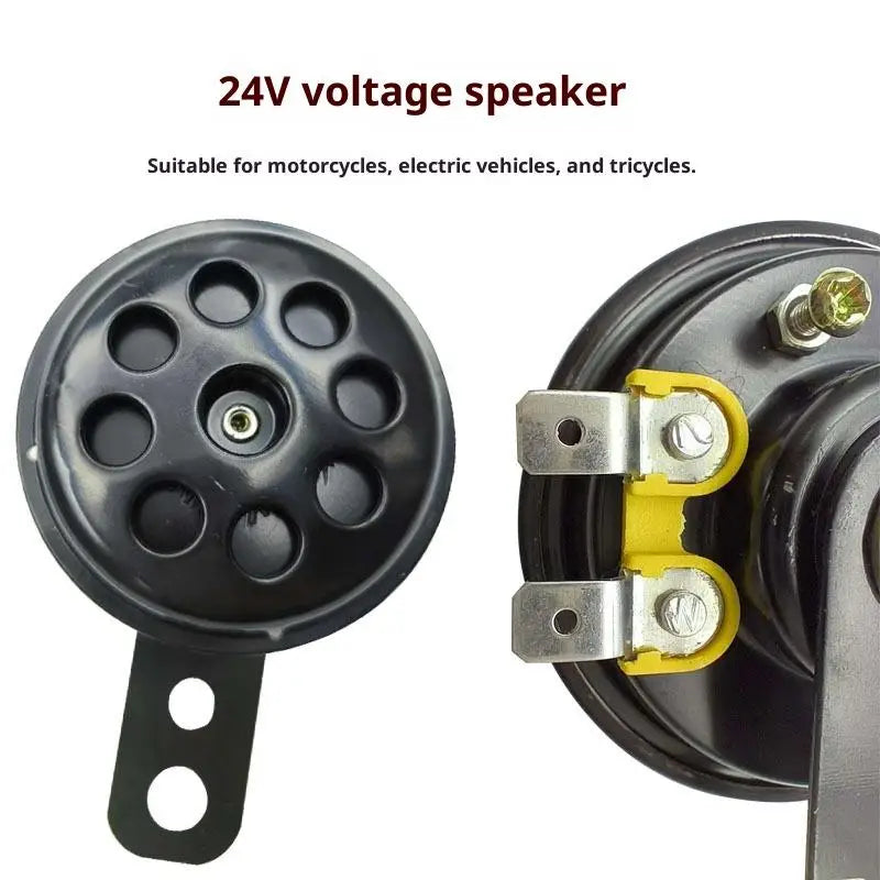 1Pcs 100db Motorcycle Motor Scooter Loud Sound 12v 24v Motorcycle Horn Universal Waterproof Electric Horn