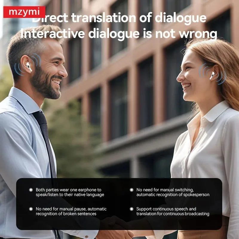 AP05 True Wireless Earphone Buds5 HIFI Stereo Sound Bluetooth5.3 Headphone Sport Earbud With Mic For XIAOMI With Translation APP